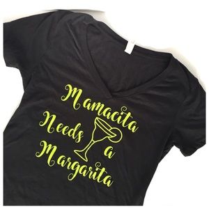 💋Custom made margarita T-shirt! Size L